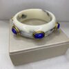 PULSEIRA RABAT RESINA  DETALHES AZUL/ PRETO/ TERRACOTA