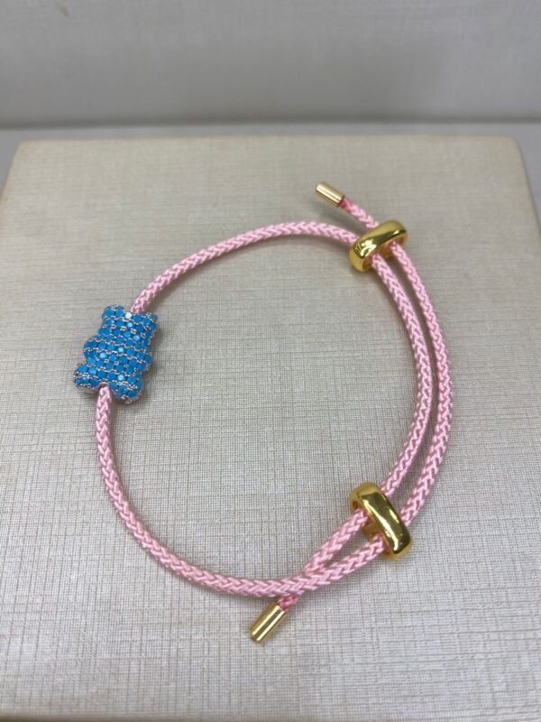 PULSEIRA URSO CRAVEJADO LADO AZUL LADO ROSA - Image 2