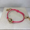 PULSEIRA FIO DE SEDA COM BOLA LARANJA VERDE OU PINK - Image 3