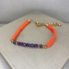 PULSEIRA COLORIDA COM CRISTAIS REGULAVEL