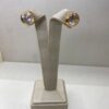 BRINCO BOTAO TANZANITA MARINHO OU CRISTAL