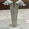BRINCO EARCUFF BRANCO OU ROXO PRATA 925 - Image 2