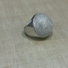 ANEL MEIS ESFERA CRAVEJADA PRATA 925 ARO14